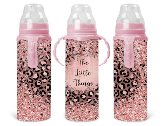 The Little Things Leopard Print Baby Bottle