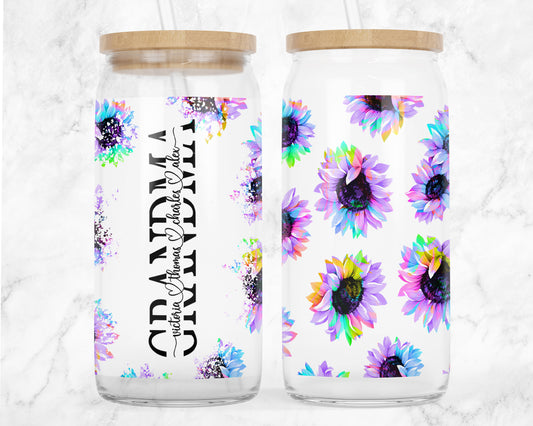 Grandma Glass Can Tumbler