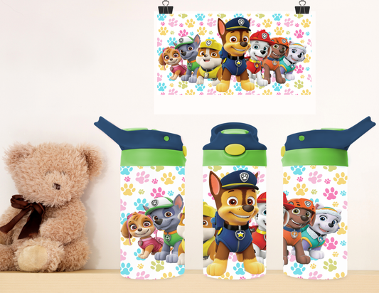 Colorful Paw Patrol Kids Tumbler