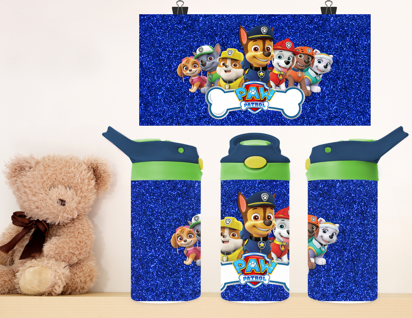 Blue Paw Patrol Kids tumbler