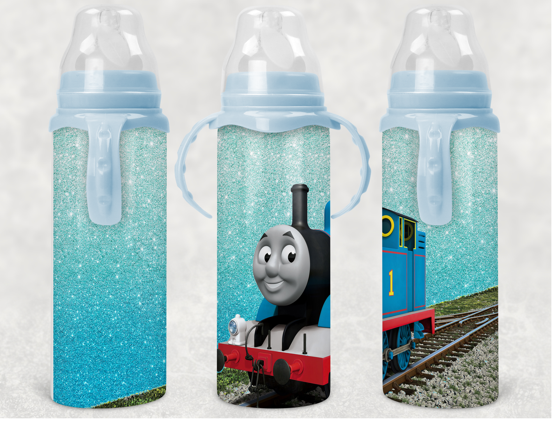 Thomas the Train 12 oz. Ponderay BPA Free Pull Top Plastic Water Bottle-New!