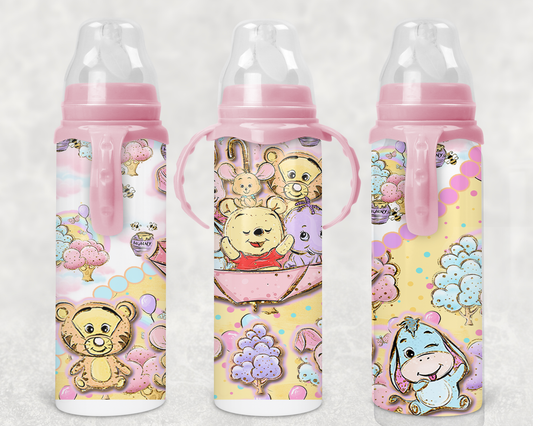 Pink Baby Winnie Baby bottle