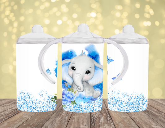 Blue Elephant Sippy Cup