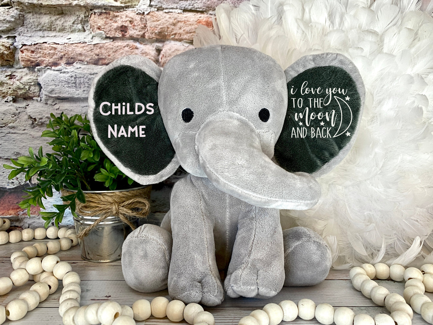 Keepsake customizes  Elephant Plush