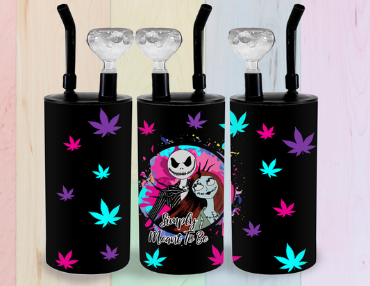 Jack and Sally Hookah tumbler